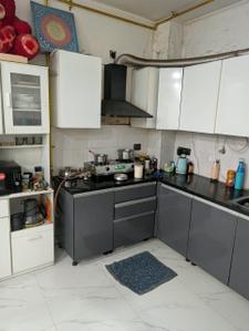 Kitchen Image of 810 Sq.ft 2 BHK Apartment / Flat for sale in Chandan Hola New Delhi for Rs. 4800000