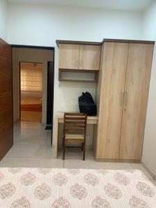 Bedroom Image of 1200 Sq.ft 3 BHK Apartment / Flat for rent in Bhayli Vadodara for Rs. 30000
