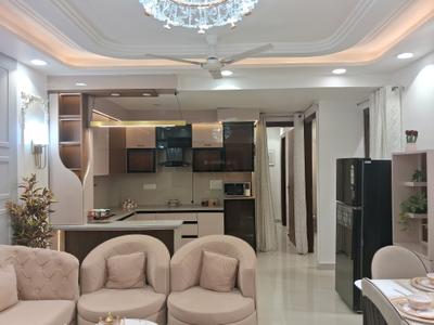 Living Room Image of 1200 Sq.ft 4 BHK Builder Floor for sale in Hastsal New Delhi for Rs. 9000000
