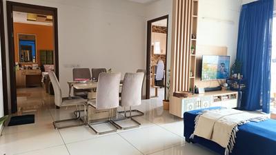 Bedroom Image of 1400 Sq.ft 3 BHK Apartment / Flat for rent in SNN Raj Greenbay, Doddanagamangala Bengaluru for Rs. 70000