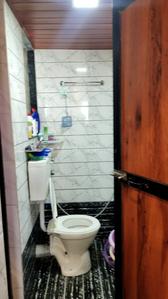 Bathroom Image of 450 Sq.ft 1 BHK Apartment / Flat for sale in Shashikala Shambhuraje Apartment, Karanjade Navi Mumbai for Rs. 3500000