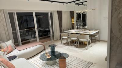 Living Room Image of 1350 Sq.ft 3 BHK Apartment / Flat for sale in Bhandari 7 Plumeria Drive, Punawale Pune for Rs. 16100000