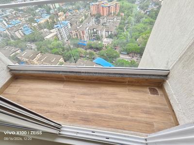 Balcony Image of 1200 Sq.ft 2.5 BHK Apartment / Flat for rent in Ashar Arize, Kalwa Thane for Rs. 50000