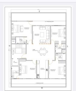 Image of 2700 Sq.ft 4 BHK Builder Floor for sale in Palam Vihar, Gurgaon for Rs. 32100000