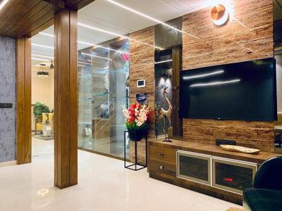 Hall Image of 3429 Sq.ft 5 BHK Villa for sale in NG Ashwaraj Bungalows, Prahlad Nagar Ahmedabad for Rs. 54000000