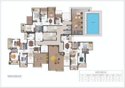 Image of 1550 Sq.ft 3 BHK Apartment / Flat for sale in Commonwealth CD Flagship, Salcete, Goa for Rs. 13100000