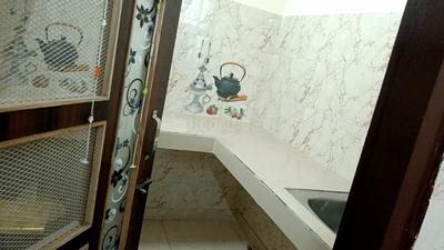 Kitchen Image of 405 Sq.ft 1 BHK Builder Floor for rent in Harcharan Nagar Ludhiana for Rs. 10500