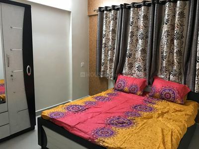 Bedroom Image of 600 Sq.ft 1 BHK Apartment / Flat for rent in Godrej Garden City, Gota Ahmedabad for Rs. 17500