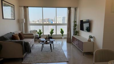 Living Room Image of 1050 Sq.ft 2 BHK Apartment / Flat for sale in Godrej The Trees, Vikhroli East Mumbai for Rs. 33000000
