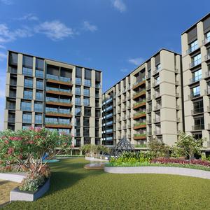 Image of 1380 Sq.ft 2 BHK Apartment / Flat for sale in Vesu, Surat for Rs. 6700000