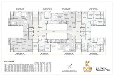 Image of 1450 Sq.ft 3 BHK Apartment / Flat for sale in K Pune Building A B , Bavdhan, Pune for Rs. 13900000