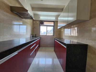 Kitchen Image of 650 Sq.ft 2 BHK Apartment / Flat for rent in Veena Serene Residential, Chembur Mumbai for Rs. 65000