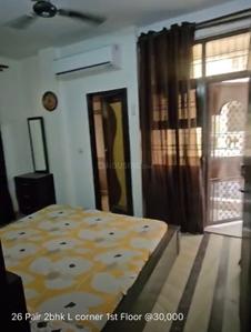 Bedroom Image of 800 Sq.ft 2 BHK Builder Floor for rent in Sector 7 Rohini New Delhi for Rs. 30000