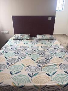 Bedroom Image of 1290 Sq.ft 2 BHK Builder Floor for rent in Amrutahalli Bengaluru for Rs. 38500