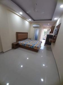 Bedroom Image of 550 Sq.ft 1 RK Apartment / Flat for rent in DLF Phase 3 Gurgaon for Rs. 20000