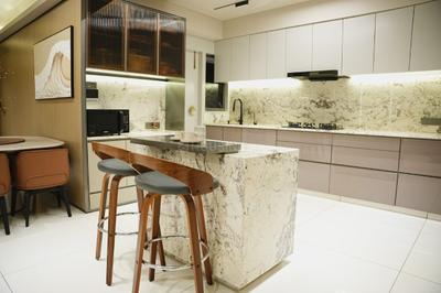 Kitchen Image of 3170 Sq.ft 4 BHK Apartment / Flat for rent in Swagat Agacia, Sargasan Gandhinagar for Rs. 70000