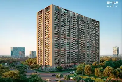 Image of 875 Sq.ft 2 BHK Apartment / Flat for sale in Shilp North Sky, Gujarat International Finance Tec City, Gandhinagar for Rs. 10700000