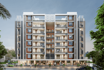 Image of 1341 Sq.ft 3 BHK Apartment / Flat for sale in Rehnuma Nagar, Nashik for Rs. 6500000