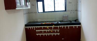 Kitchen Image of 1400 Sq.ft 3 BHK Apartment / Flat for rent in Khushbu Soham Residency Building B And C, Pimple Saudagar Pune for Rs. 30000