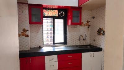Kitchen Image of 600 Sq.ft 1 BHK Apartment / Flat for rent in Raunak City, Kalyan West Kalyan for Rs. 14000