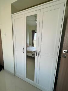 Bedroom Image of 550 Sq.ft 1 BHK Apartment / Flat for rent in Oxford Navrang Crystal, Goregaon West Mumbai for Rs. 52000