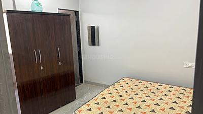 Bedroom Image of 450 Sq.ft 1 RK Builder Floor for rent in Nipania Indore for Rs. 11000