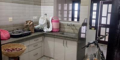 Kitchen Image of 1350 Sq.ft 2 BHK Builder Floor for rent in Hiran Magri Udaipur for Rs. 17500