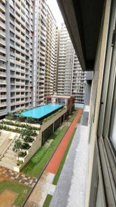 Balcony Image of 1000 Sq.ft 2 BHK Apartment / Flat for rent in Kalyani Nagar Pune for Rs. 45000