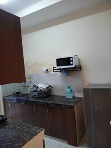 Kitchen Image of 1000 Sq.ft 2 BHK Apartment / Flat for rent in Ansal Olympus Lake View Apartments Block A And C, Nijampur Majhigaon Lucknow for Rs. 35000
