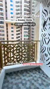Balcony Image of 500 Sq.ft 2 BHK Apartment / Flat for sale in Migsun Vilaasa, Eta II Greater Noida for Rs. 5600000