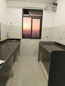 Kitchen Image of 780 Sq.ft 2 BHK Apartment / Flat for rent in DLH Leo Tower, Andheri West Mumbai for Rs. 110000