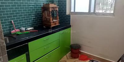 Kitchen Image of 550 Sq.ft 1 BHK Apartment / Flat for rent in Kopar Khairane Navi Mumbai for Rs. 26000