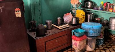 Kitchen Image of 450 Sq.ft 3 BHK Independent House for sale in Bhelupur Varanasi for Rs. 6000000