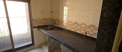 Kitchen Image of 600 Sq.ft 1 BHK Apartment / Flat for sale in Padle Gaon Thane for Rs. 3800000
