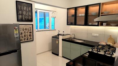 Kitchen Image of 1350 Sq.ft 3 BHK Apartment / Flat for sale in Godrej Aqua Vista, Mundhwa Pune for Rs. 13800000