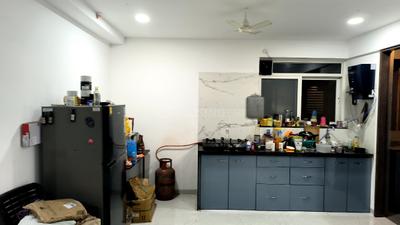 Kitchen Image of 1487 Sq.ft 3 BHK Apartment / Flat for sale in Goel Ganga Serio E F Building, Kharadi Pune for Rs. 17800000