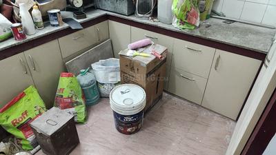 Kitchen Image of 450 Sq.ft 1 BHK Builder Floor for rent in Indira Nagar Lucknow for Rs. 10000
