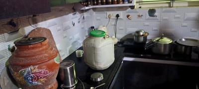 Kitchen Image of 1250 Sq.ft 3 BHK Independent House for rent in Bhawrasla Indore for Rs. 32000