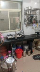 Kitchen Image of 390 Sq.ft 1 RK Apartment / Flat for sale in Bhiwandi Thane for Rs. 1900000