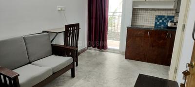 Living Room Image of 600 Sq.ft 1 BHK Apartment / Flat for rent in Whitefield Bengaluru for Rs. 21500