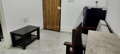 Living Room Image of 600 Sq.ft 1 BHK Apartment / Flat for rent in Whitefield Bengaluru for Rs. 21500
