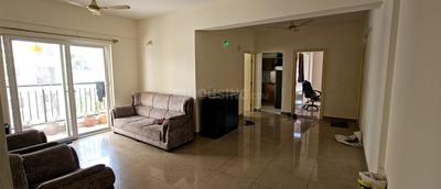 Living Room Image of 1390 Sq.ft 3 BHK Apartment / Flat for rent in SNN Raj Serenity Phase 2, Akshayanagar Bengaluru for Rs. 48000