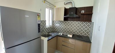 Kitchen Image of 650 Sq.ft 2 BHK Apartment / Flat for rent in Sowparnika Ashiyana, Samethanahalli Bengaluru for Rs. 23000