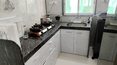 Kitchen Image of 410 Sq.ft 1 BHK Apartment / Flat for rent in Shraddha Pride, Vikhroli East Mumbai for Rs. 35000
