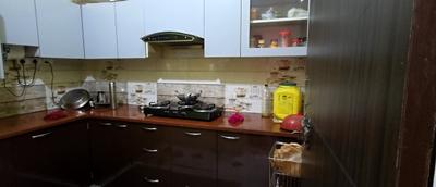 Kitchen Image of 800 Sq.ft 1 BHK Builder Floor for rent in Arjunganj Lucknow for Rs. 11000