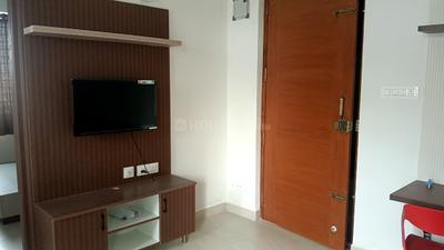 Living Room Image of 700 Sq.ft 1 BHK Apartment / Flat for rent in Nagavara Bengaluru for Rs. 30000