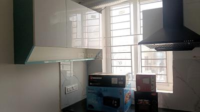 Kitchen Image of 700 Sq.ft 1 BHK Apartment / Flat for rent in Nagavara Bengaluru for Rs. 30000