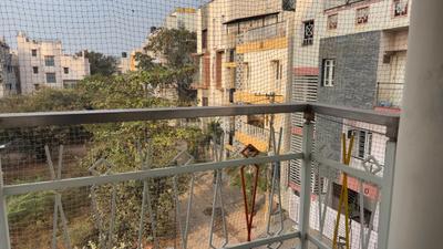 Balcony Image of 1100 Sq.ft 2 BHK Apartment / Flat for rent in HBR Layout Bengaluru for Rs. 31500