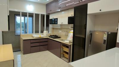 Kitchen Image of 1800 Sq.ft 3 BHK Builder Floor for rent in DLF Garden City Plot, Manglia Indore for Rs. 35000