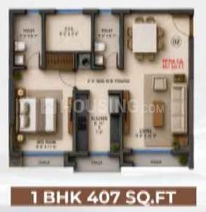Image of 569 Sq.ft 1 BHK Apartment / Flat for sale in Sudarshan Epitome, Andheri West, Mumbai for Rs. 14000000